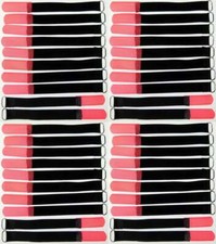 40 Hook and Loop Cable Ties 160 x 16mm Neon Red Cable Hook and Loop Cable Hook and Loop Loop