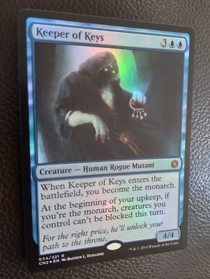 MTG KEEPER OF KEYS FOIL EXC Conspiracy Take the Crown 2016 Rare