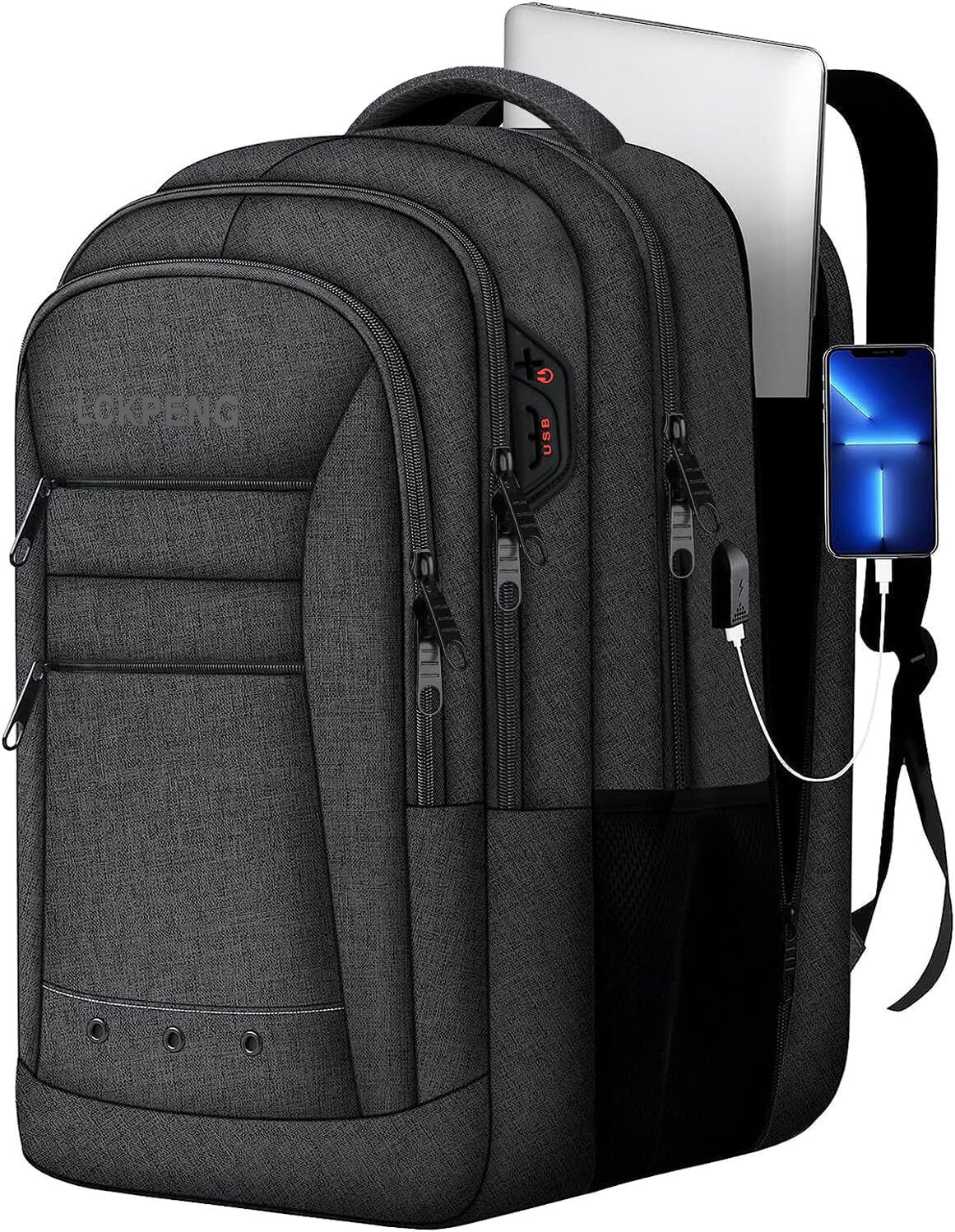 Extra Large Travel Backpack for Men with 17