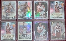 Lot Of (8) 2023 Bowman U BRANDON MILLER Purple + (2) Silver Refractor RC SP 