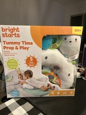 Bright Starts Tummy Time Prop Play Mat For Baby Encourage Activity Age 0 To 6m
