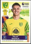 PANINI 2022 PREMIER LEAGUE- #480-NORWICH CITY & KOSOVO-MILOT RASHICA
