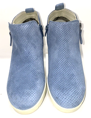 White Mountain Women's Beaumont Zip Booties Size 6.5M Light Blue B*O - 第 1/8 張圖片