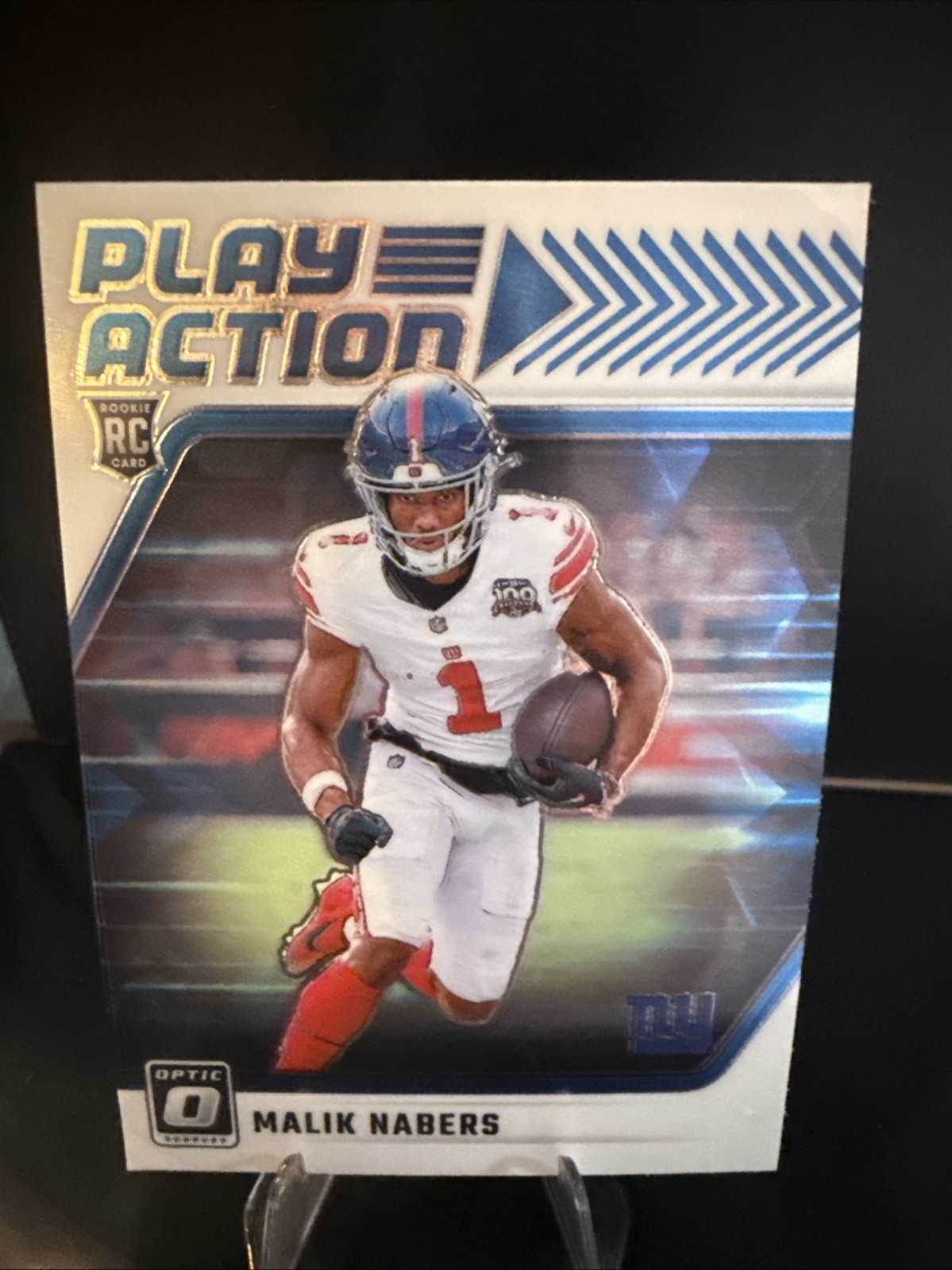 2024 Panini Donruss Optic - Play Action Malik Nabers #8 (RC)