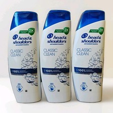 3xHead & Shoulders Anti-Dandruff Shampoo Up to 100% Flake Free cheap 400ml 15.23 per litre