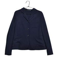 Ines De La Fressange x Uniqlo Wool Women s Blue Navy Blazer Size S