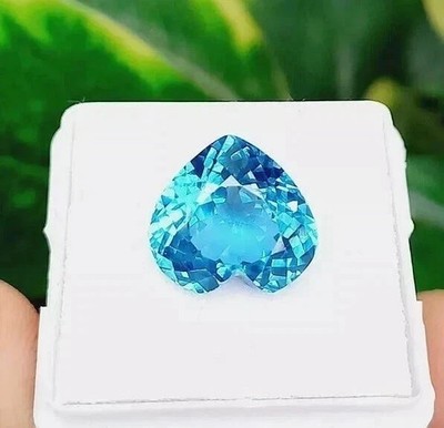 10.11 Ct+ Natural Neon Blue Paraiba Tourmaline Certified Loose Oval Cut Gemstone
