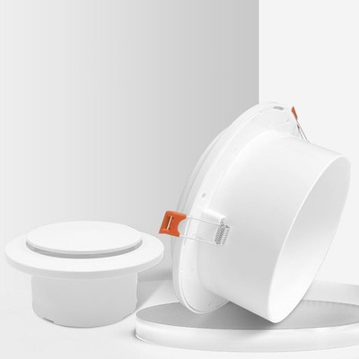 Round ABS Ceiling Diffuser Adjustable Airflow with Removable Screen for Vents