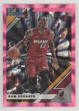 2019-20 Panini Donruss Holo Pink Laser 28/50 Bam Adebayo #106 1s6