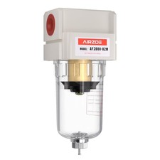 1/4" NPT Compressed Air Filter AF2000-02M, Manual Drain,0-150psi