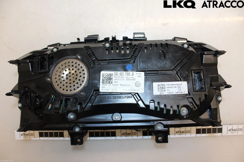 ORIGINAL Tachometer/Drehzahlmesser VW PASSAT Estate (3G5, CB5)  2017 - Bild 3 von 3