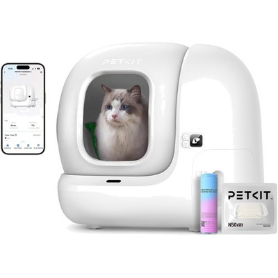Pura Max 2: Hochmoderne, selbstreinigende Katzentoilette 76L mit XSecure System