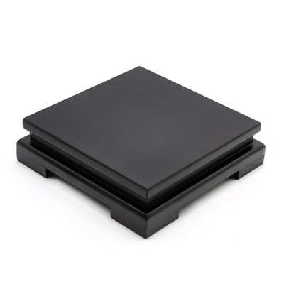 Wooden Display Stand Square Wood Display Base Display Risers Square Vase Rise...