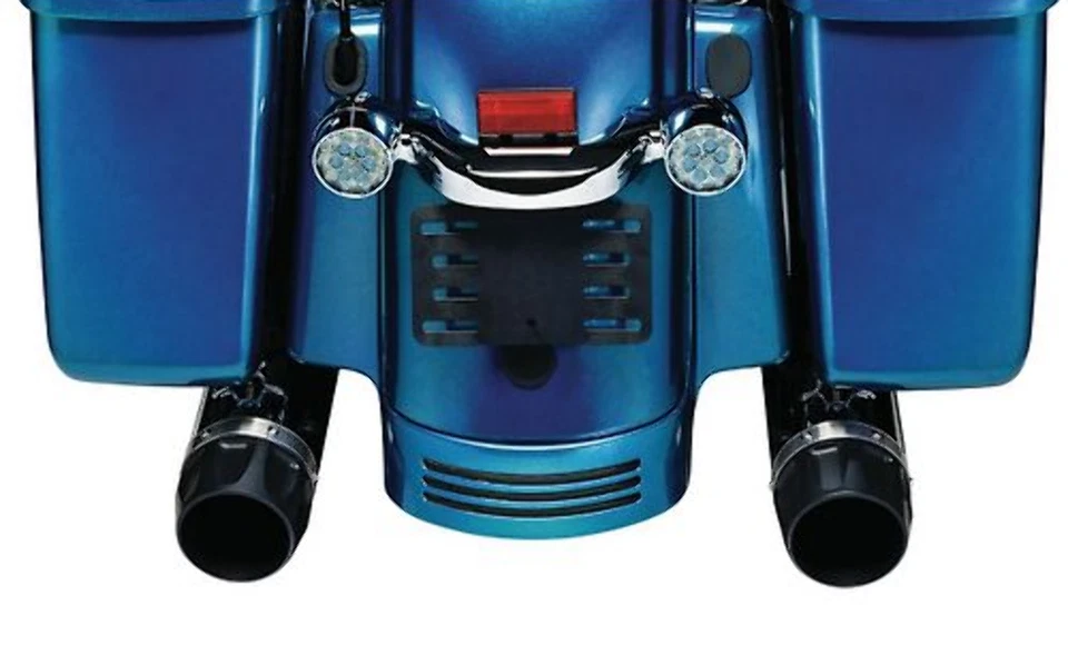 Silenciador Kuryakyn Crusher Maverick 4" cromo deslizable para Harley Touring/Trike 563 Foto 3 de 3