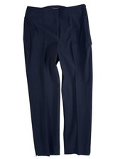 Talbots Hollywood Blue High-Rise Straight Ankle Dress Pants Women's Size 10