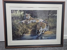 Dorothea Hyde –Signed Limited Edition Tiger Print (113/500), Framed Wildlife Art