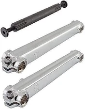 SE BIKES Crankarm Set BMX V-Ridge 180 3Pc 19Mmx8T Spline Cp W/Bb Axle