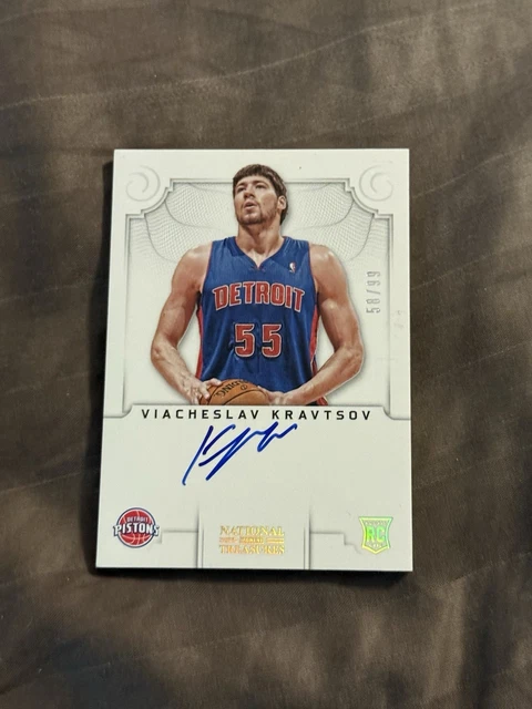 Viacheslav Kravtsov 2013 National Treasures Auto Autograph #142 58/99