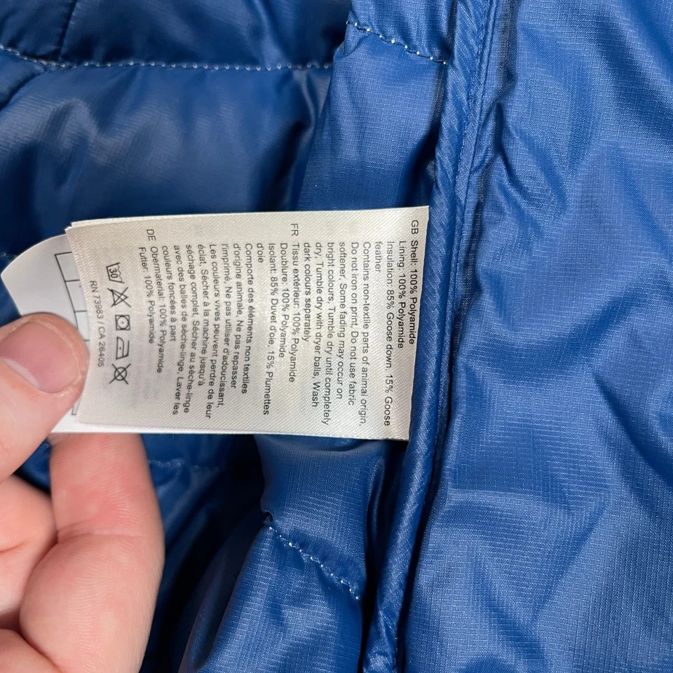 Helley Hansen вниз пуховик куртка женщин L зеленый Pertex Quantum Techware с капюшоном - Изображение 4 из 4