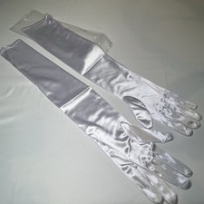 Women's Satin Long Gloves Opera Wedding Bridal Evening Party Prom Costume Glove
