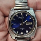 Men's JAPAN Vintage 1972 AUTOMATIC Watch SEIKO 7006-7119. Navy Dial Day Date