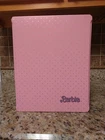 Vintage 1985 Mattel Barbie pink double wide Fashion Doll carrying case w/latch