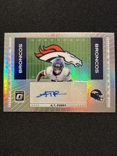 🪶2025 Panini Donruss Optic A.T. Perry Prizm Autograph Denver Broncos