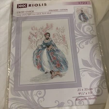 Riolis Rococo Stroll Counted Cross Stitch Kit