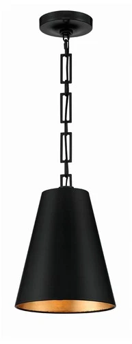 Crystorama Alston 10" Wide Matte Black 2-Light Mini Chandelier - Picture 1 of 10