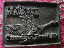 Vintage Belt Buckles for Brewery Collectors/Back Clip Missing