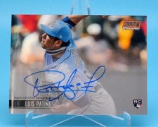 Luis PATINO 2021 Topps Stadium Club Chrome Rookie AUTO Orange Refractor /25