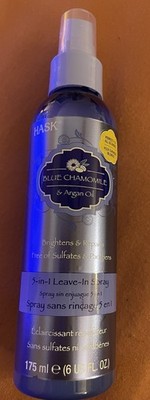 HASK  BLUE CHAMOMILE & ARGAN OIL Brightens & Repairs ;Perfect for Blondes 5 in 1
