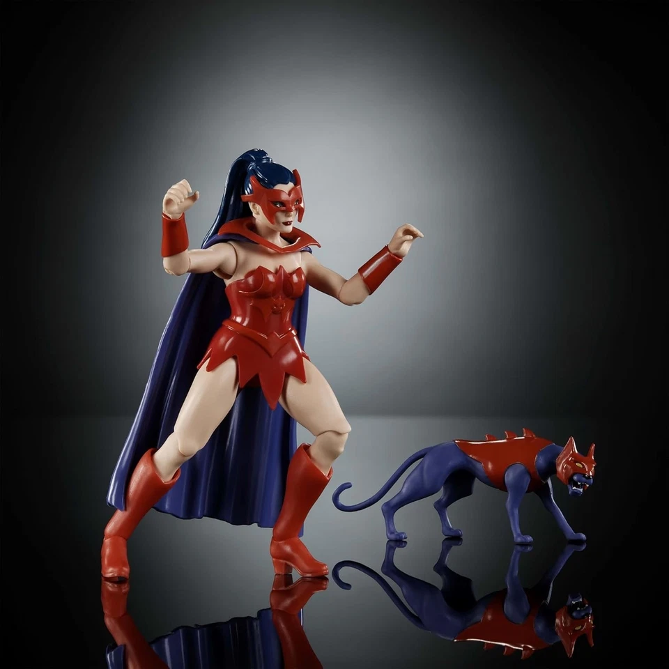 Masters of the Universe Origins Action Figure Catra Cartoon Collection, 5.5-inch - Image 4 of 4