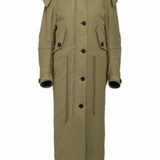 Prada 23fw Long Parka Coat Size 46 Official