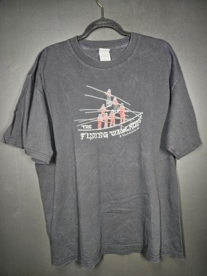 Vintage 1998 Flying Wallendas Detroit Pyramid T Shirt XL Circus Back Print