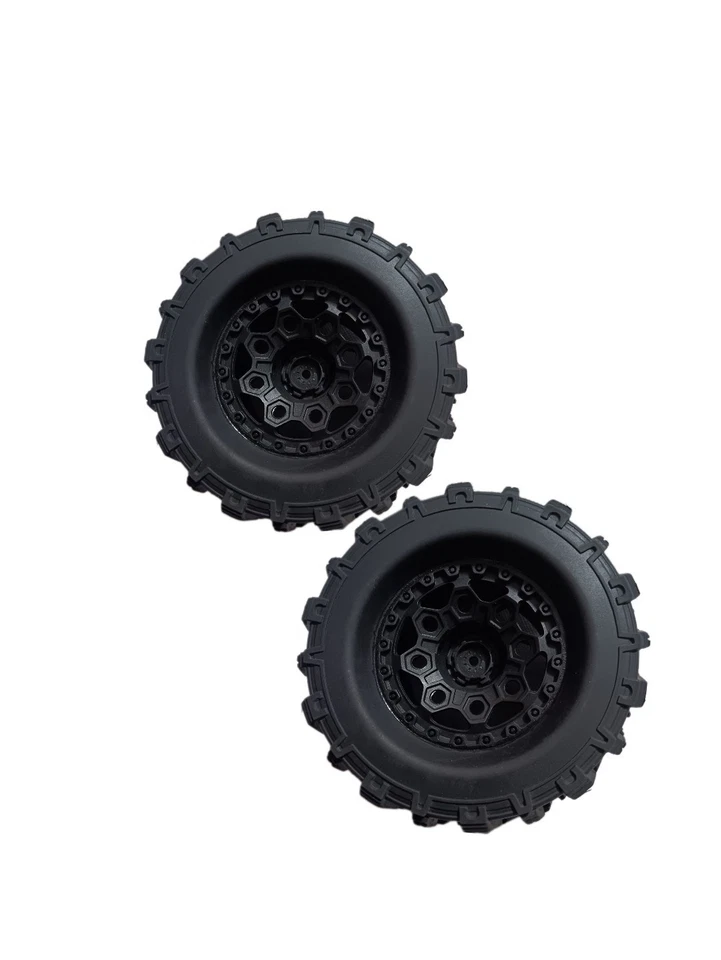 2Pack RC Badlands MX38 2.8 Tires and Wheel Rim 12mm Hex for 1/10 HPI HSP Savage - Image 3 of 4