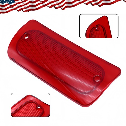 Fits 1994-2004 Chevy S-10 GMC Sonoma Extended Cab 3rd Brake Light Lens Red Cover