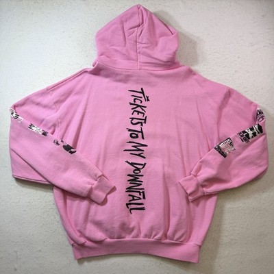 Machine Gun Kelly MGK Tickets To My Downfall Hotel Diablo Pink Tour Hoodie 2XL