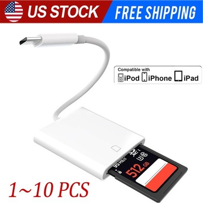 Apple USB-C toSD Card Camera Reader for iPhone17/16/15,MacBook Pro/Air, iPad lot