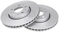 2X Bremsscheibe Beschichtet A.B.S. 17404 FüR S70 Volvo S60 285 S80 XC70 184 V70