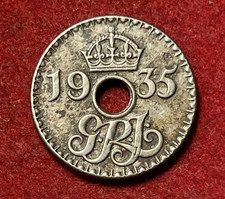 New Guinea 6 Pence 1935 Copper-Nickel Coin KM#4 T10699