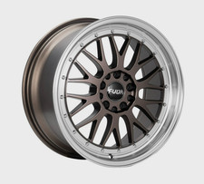 4pcs 18 X 9.5 In Bronze Machine Lip Wheels Rim Pcd 5 X 114.3 Et 30 Cb 72.6