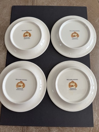 Williams Sonoma FROMAGE 4 French Cheese Appetizer Plates 6.25" Made in Italy - Picture 5 of 10