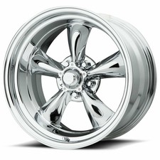 18x8 American Racing Vn615 Torq Thrust Ii 1 Pc 5x114.3 0 Chrome Wheels Rims Set