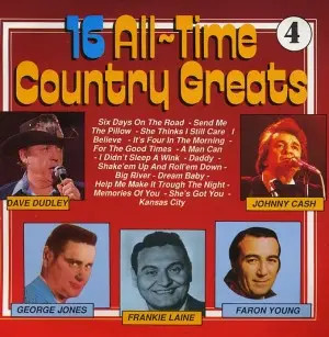 CD Dave Dudley, George Jones, Kenny Rodgers, ... 16 All-time Country Greats 4