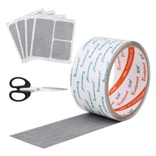 Fliegengitter Reparaturset Glasfaser mit Band & Patch für Fenster & Türen