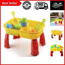 Vibrant Kids Sand and Water Table with Accessories - Ideal for Outdoor Fun