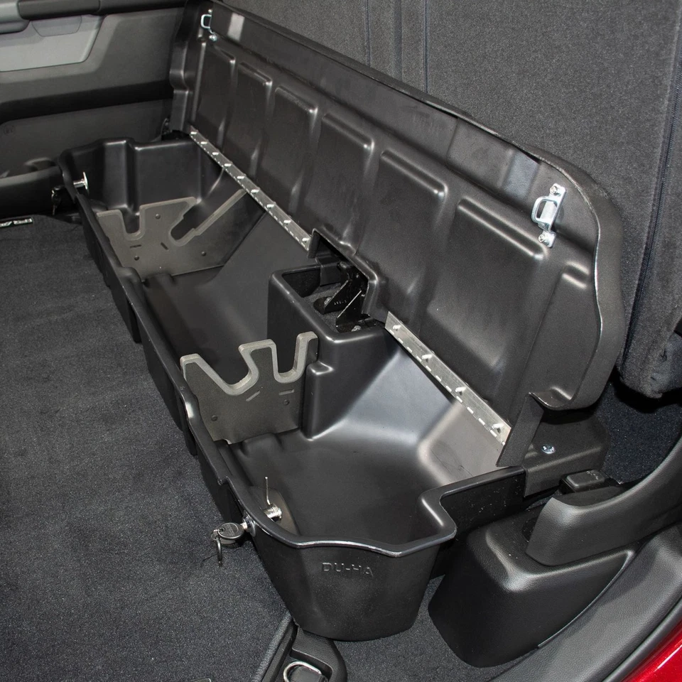 DU-HA Under Seat Lockable Black Storage Case for 19-26 Ram 1500 Crew Cab - Imagem 4 de 4