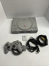 Sony SCPH-5501 PS1 PlayStation 1 Video Game System Console Bundle Tested