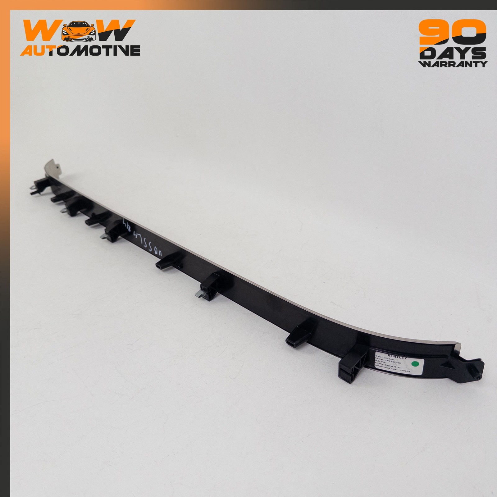 04-17 BENTLEY CONTINENTAL SUPERSPORTS LEFT RIGHT DOOR STEP SILL SET OF 4 OEM